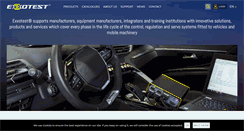 Desktop Screenshot of exxotest.com